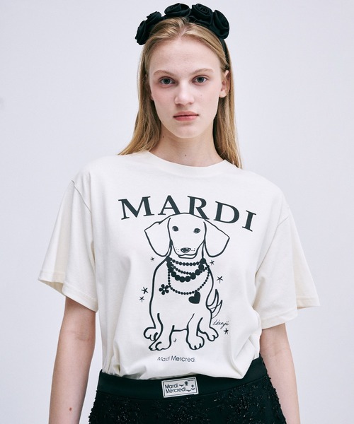 「Mardi Mercredi」 半袖Tシャツ FREE クリーム レディース_画像2