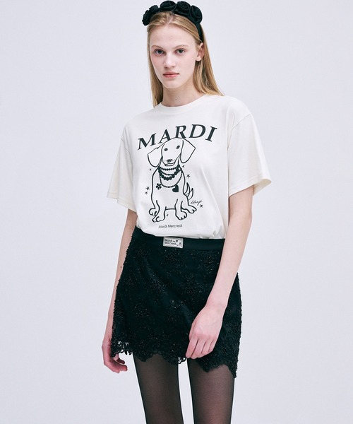 「Mardi Mercredi」 半袖Tシャツ FREE クリーム レディース_画像4