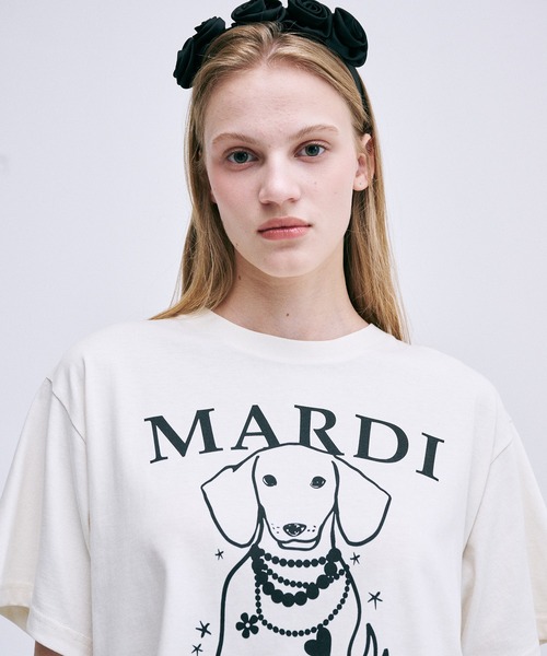 「Mardi Mercredi」 半袖Tシャツ FREE クリーム レディース_画像6