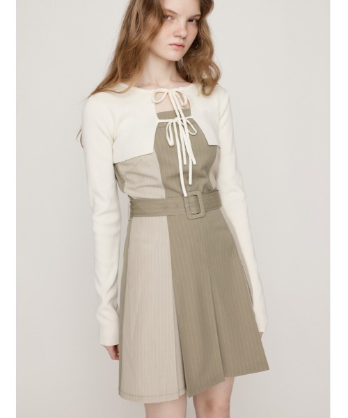 SLY（スライ） ワンピース BOX PLEATS CAMI S/OP SET ボックスプリーツ