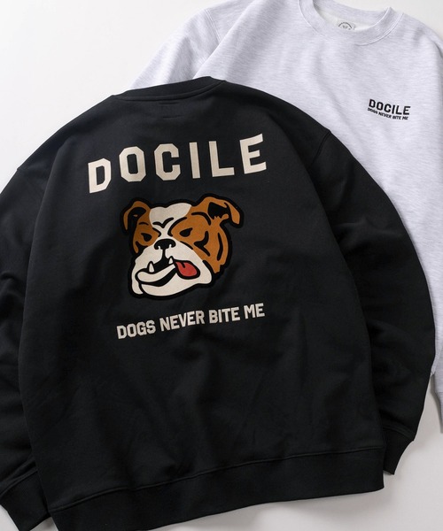 トレーナー スウェット 「84」アニマル フロッキープリント 裏毛