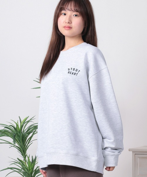 トレーナー スウェット 「84」アニマル フロッキープリント 裏毛