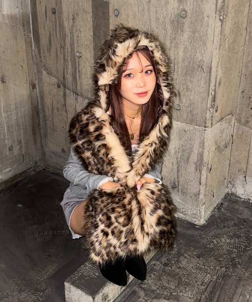 ACLENT（アクレント） マフラー ストール Fauxファーマフラー