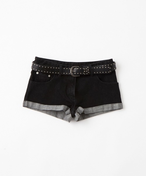 Heart Tattoo パンツ studs belt short pants / スタッズベルト付き