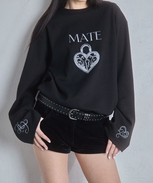 Heart Tattoo パンツ studs belt short pants / スタッズベルト付き