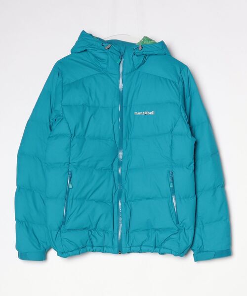 mont-bell モンベル 裏起毛ダウン L mont-bell（モンベル） 刺繍ダウンジャケット L ブルー メンズ