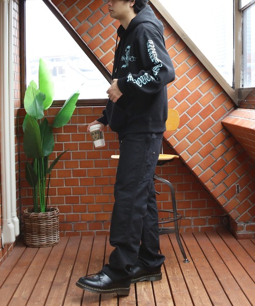 8 パーカー オールドイングリッシュロゴフーディー メンズ レディース