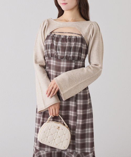 one after another NICE CLAUP ワンピース ショートニット＋マーメイド