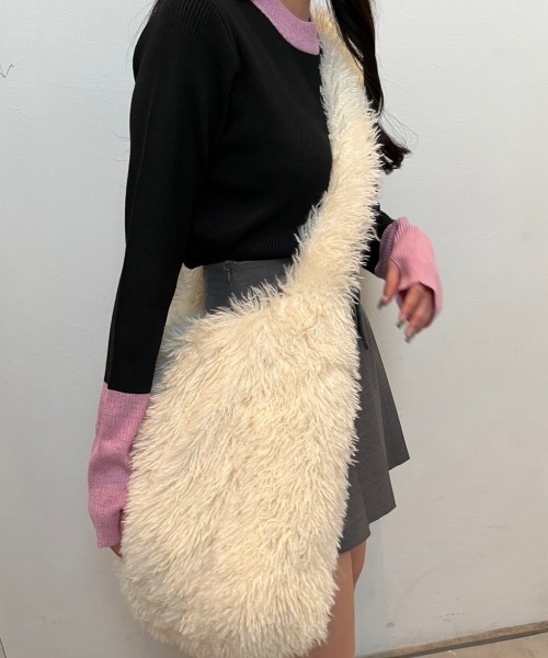 「nemne store」 長袖ニット SMALL ブラック レディース_画像6