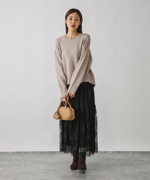 GLOBAL WORK（グローバルワーク） ワンピース フワフワHugmeレース