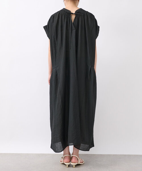 「un dix cors」 半袖ワンピース FREE ブラック レディース_画像4