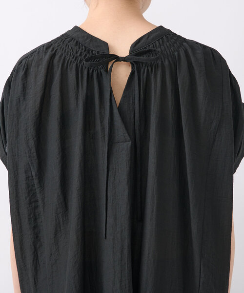 「un dix cors」 半袖ワンピース FREE ブラック レディース_画像5