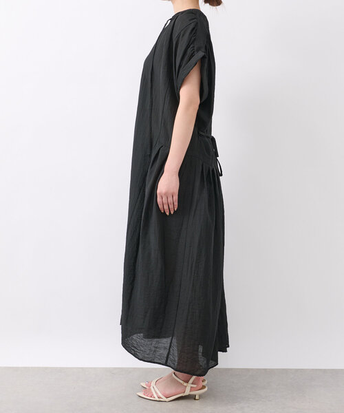 「un dix cors」 半袖ワンピース FREE ブラック レディース_画像8