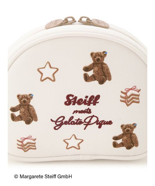 gelato pique（ジェラートピケ） ポーチ 「Steiff」総柄ポーチ