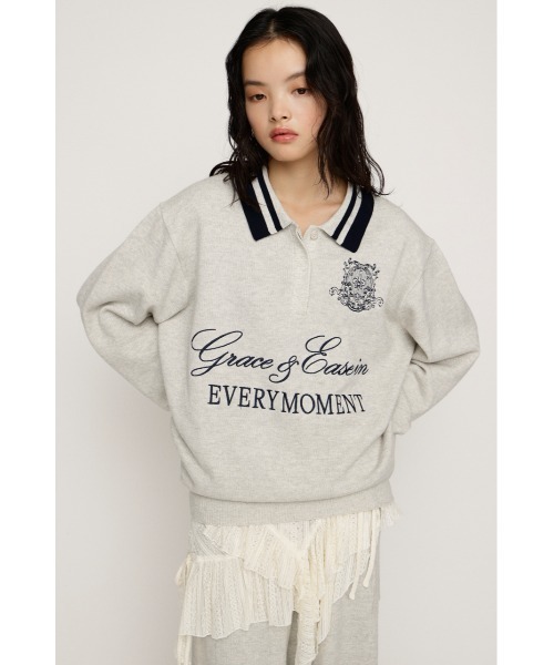 SLY（スライ） ニット セーター OVER SIZE JQ TOPS オーバーサイズ