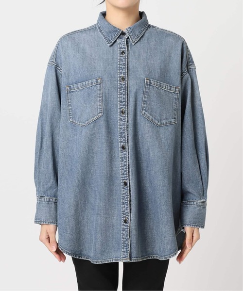 25ss 未使用タグ付【ジャーナルスタンダード】ライトオンスデニムシャツ 完売 追加》ライトオンスデニムシャツ（シャツ／ブラウス）｜JOURNAL