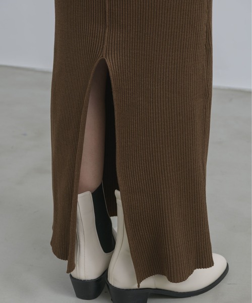 「NEUNA」 ニットワンピース SMALL アイボリー レディース_画像5