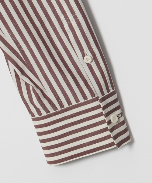 美品 STEVEN ALAN スティーブンアラン 8211-299-0287 シャツ S コットン100％ 長袖 ストライプ ブラウス レディース AM8564A48 STEVEN ALAN（スティーブンアラン） ブラウス シャツ 「Steven Alan