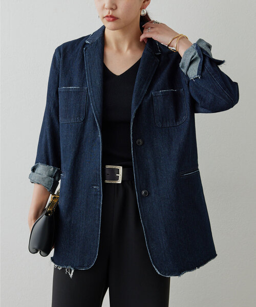 値引き不可　COLLAGE GALLARDAGALANTE ジャケット　紺色 値引き不可 COLLAGE GALLARDAGALANTE ジャケット 紺色 値引き不可