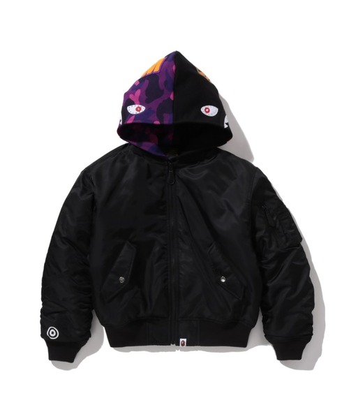 A BATHING APE（アベイシングエイプ） ma1 ma-1 SHARK HOODIE MA-1