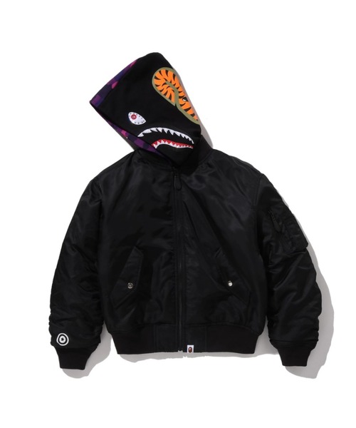 A BATHING APE（アベイシングエイプ） ma1 ma-1 SHARK HOODIE MA-1