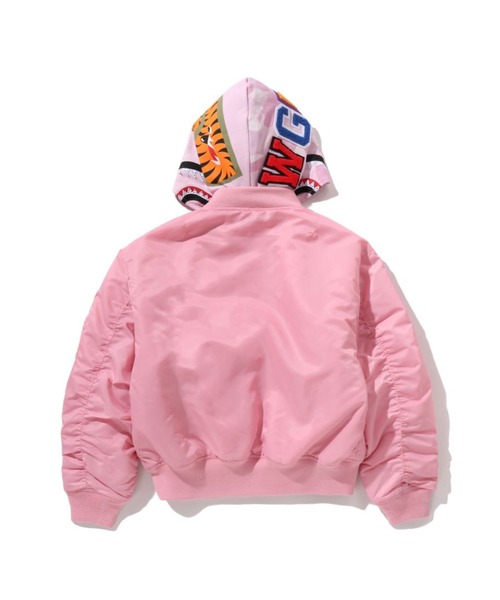 ma1 ma-1 SHARK HOODIE MA-1 レディースの画像