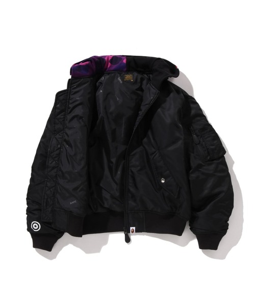 A BATHING APE（アベイシングエイプ） ma1 ma-1 SHARK HOODIE MA-1