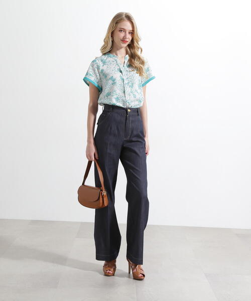 「PINKY&DIANNE」 デニムパンツ 36 ネイビー レディース_画像6