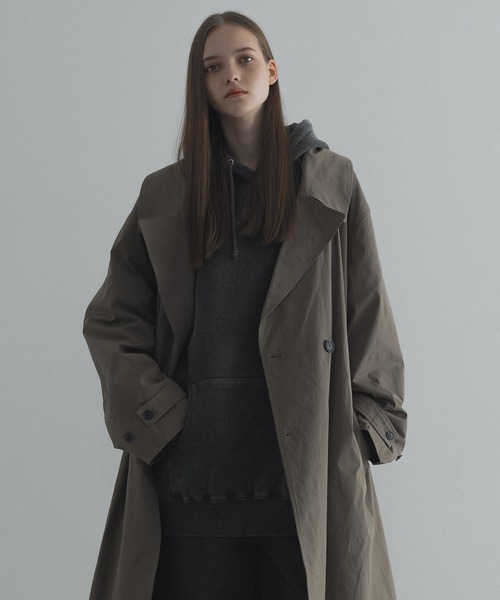 「remer」 トレンチコート SMALL ベージュ メンズ_画像5