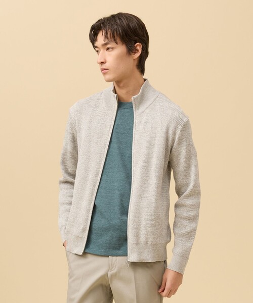 J.PRESS（J.プレス） カーディガン 「麻のように涼しい」ギマコットン 