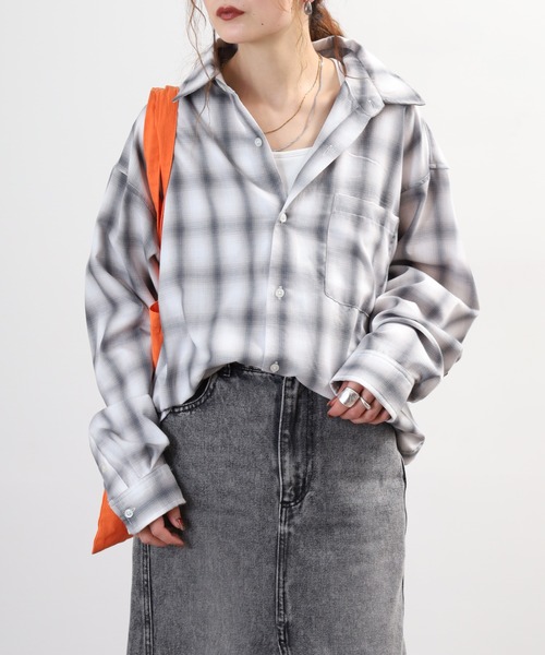 SUGGESTION シャツ 先染め RG長袖シャツ メンズ レディース : ZOZOTOWN