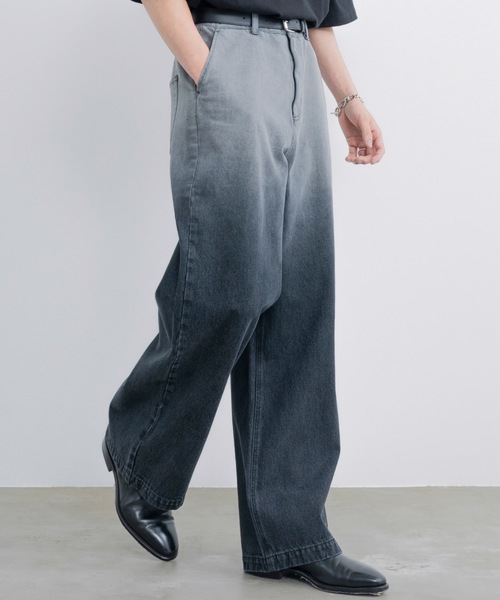 SINSS デニムパンツ LARGE ブラック メンズ : ZOZOTOWN Yahoo!店