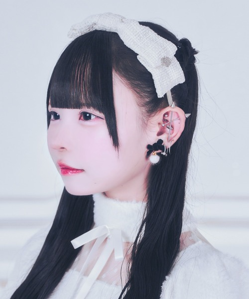 mine by LAFARY カチューシャ ツイードカチューシャ : ZOZOTOWN Yahoo