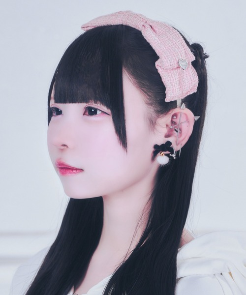 mine by LAFARY カチューシャ ツイードカチューシャ : ZOZOTOWN Yahoo