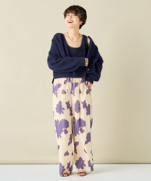 「NOLLEY'S」 ノースリーブニット 38 キャメル レディース_画像2