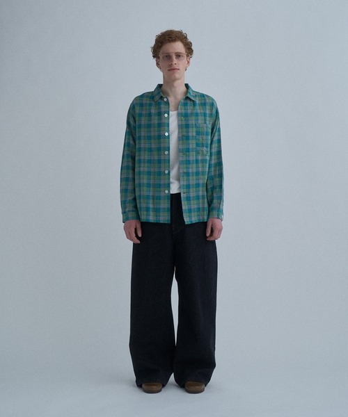 THE BOLDMAN シャツ Madras Check Shirts / マドラスチェックシャツ