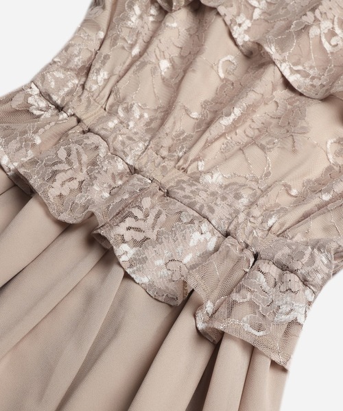 「DRESS PLUS」 ドッキングワンピース L スモークピンク レディース_画像7