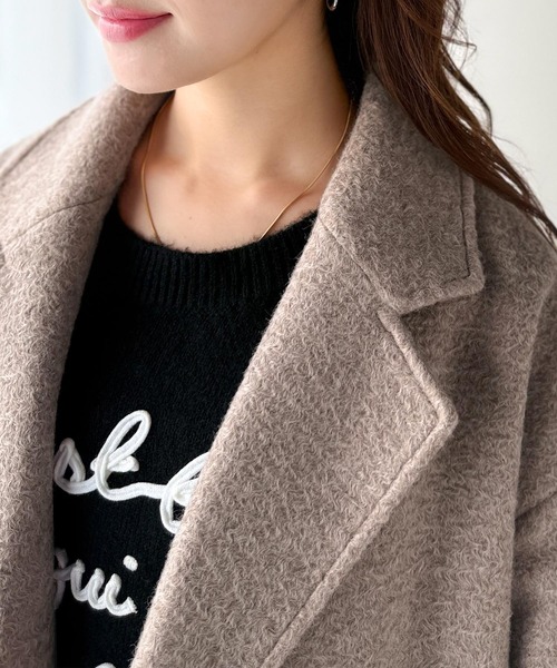 「classicalelf」 ピーコート SMALL グレー レディース_画像8