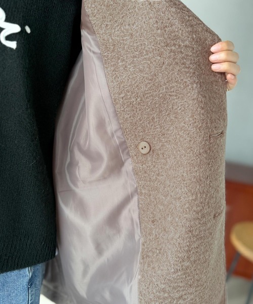 「classicalelf」 ピーコート SMALL グレー レディース_画像9