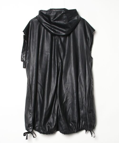 「JEANASIS」 ベスト FREE ブラック レディース_画像2