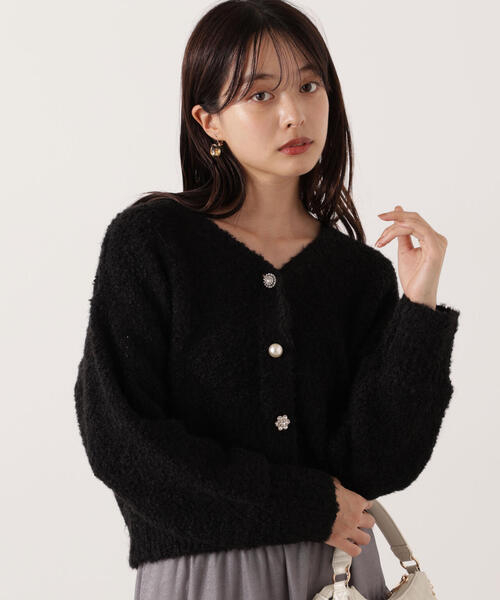 「PROPORTION BODY DRESSING」 ニットカーディガン FREE ホワイト レディース_画像3