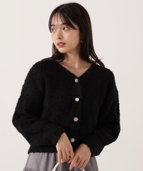 「PROPORTION BODY DRESSING」 ニットカーディガン FREE ホワイト レディース_画像7