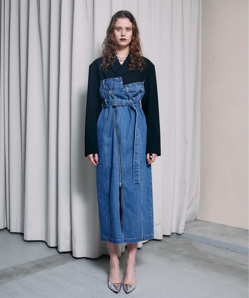 「PRANK PROJECT」 ドッキングワンピース FREE ブルー レディース_画像5