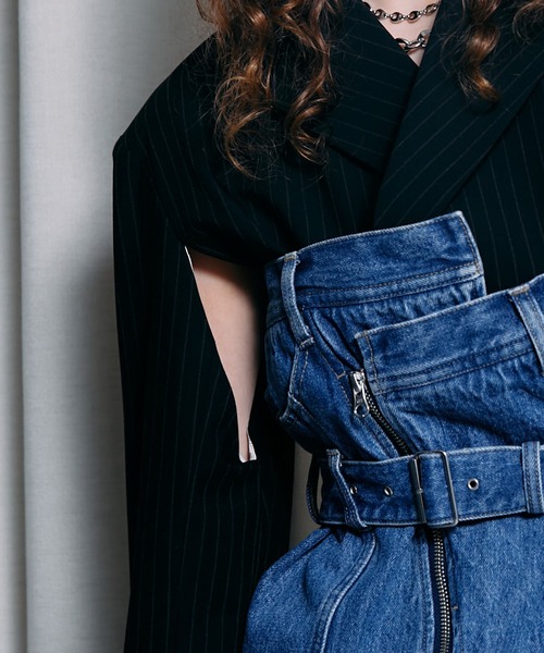 「PRANK PROJECT」 ドッキングワンピース FREE ブルー レディース_画像8