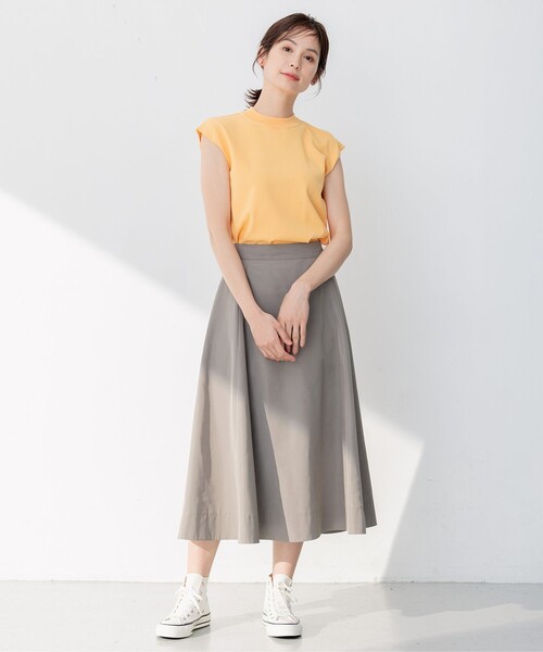 「組曲」 フレアスカート 7 ベージュ レディース_画像7