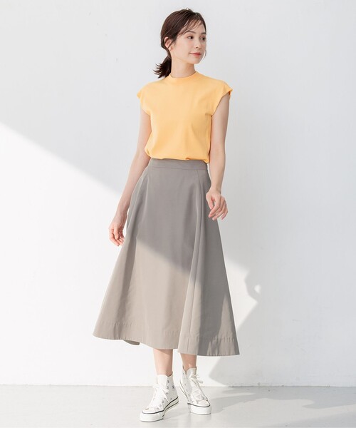 「組曲」 フレアスカート 7 ベージュ レディース_画像8