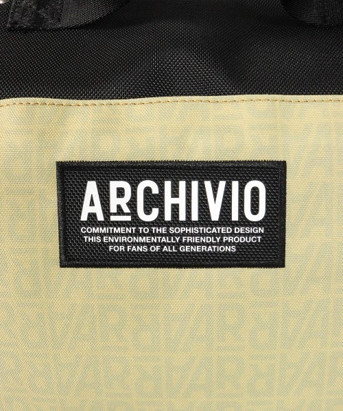 archivio（アルチビオ） ゴルフ 「MENS」ARロゴ柄ボストンバッグ