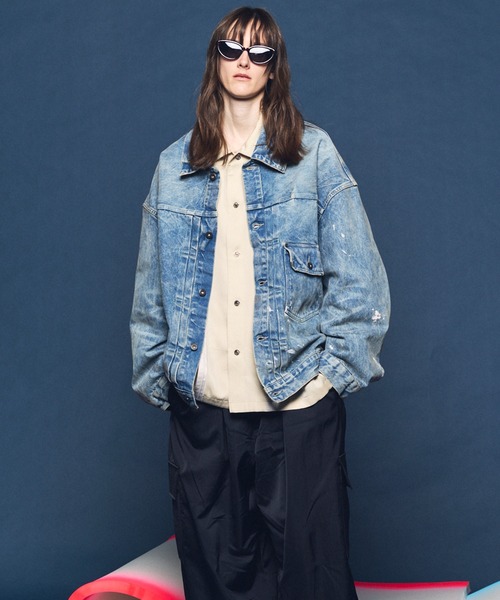 MAISON SPECIAL（メゾンスペシャル） デニムジャケット gジャン メンズ