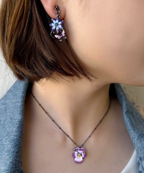 ANNA SUI（アナスイ） イヤリング フラワーモチーフ イヤリング 