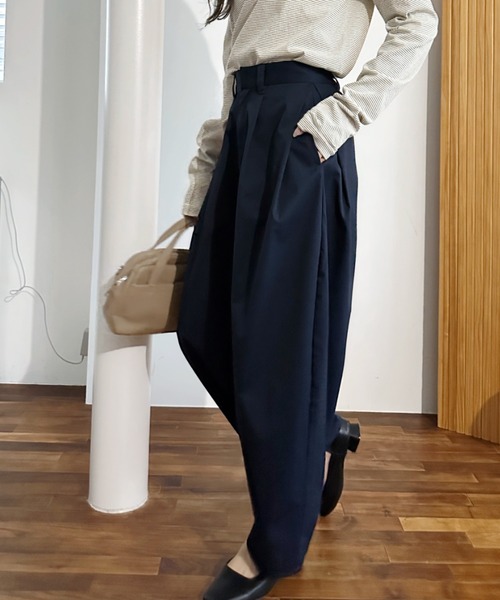 「Eclat one」 パンツ M カーキ レディース_画像2